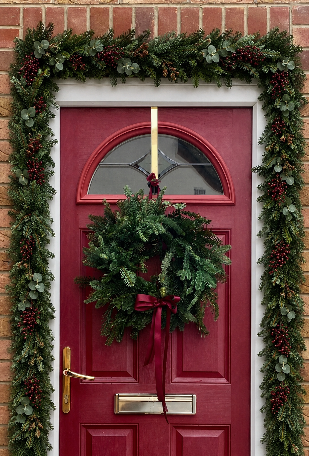 Christmas Door Install