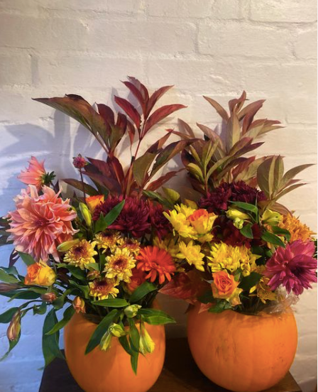 Pre-Order: Autumn Range - Fresh Filled Flower Pumpkin