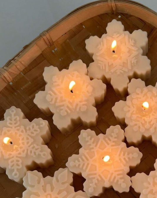 Snowflake Candle