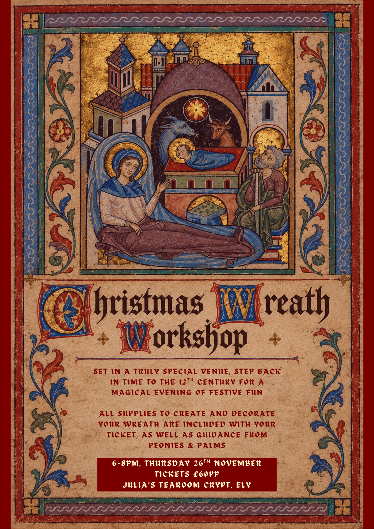 Christmas Wreath Workshop Tickets