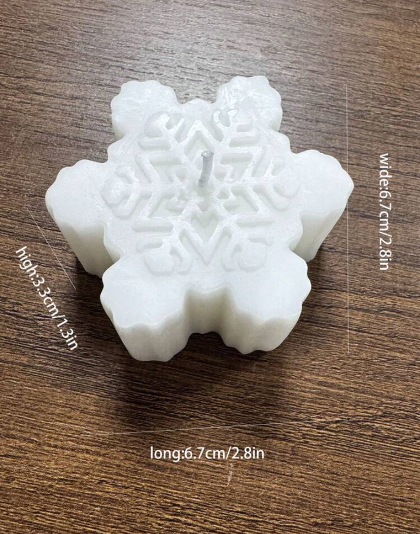 Snowflake Candle