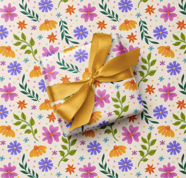 Ditsy Floral Gift Wrap