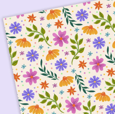 Ditsy Floral Gift Wrap